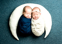 Jude & Scarlett - Twin Newborns
